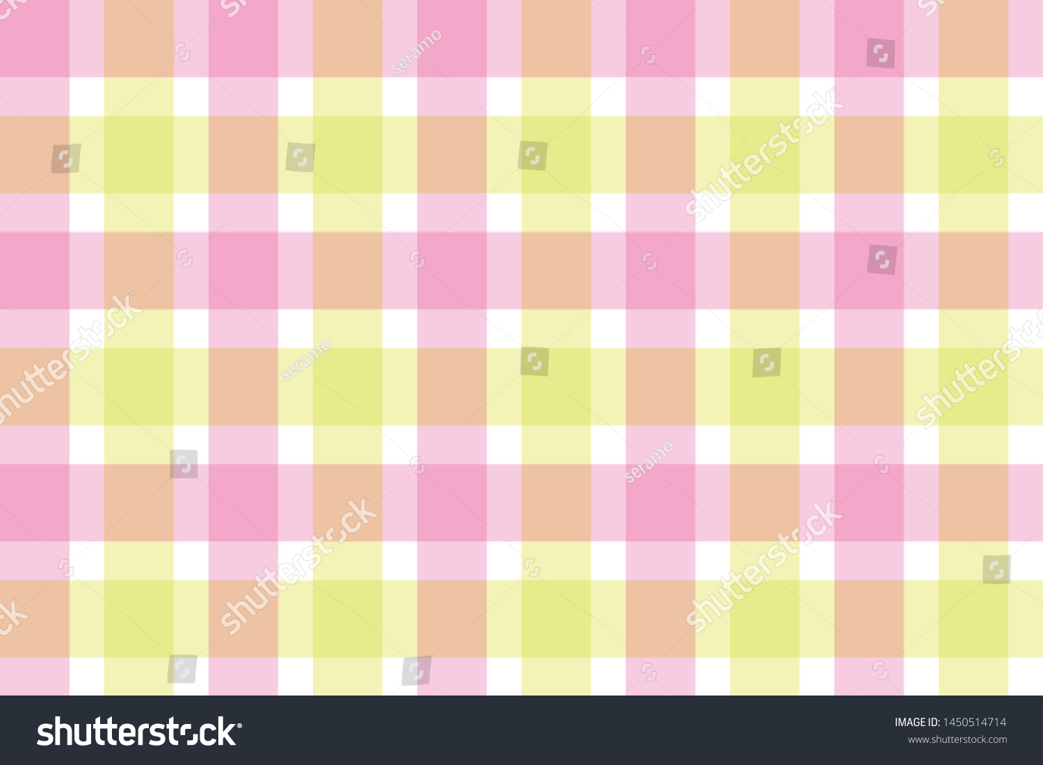 Background Checkered Pastel Pink Yellow White Backgrounds