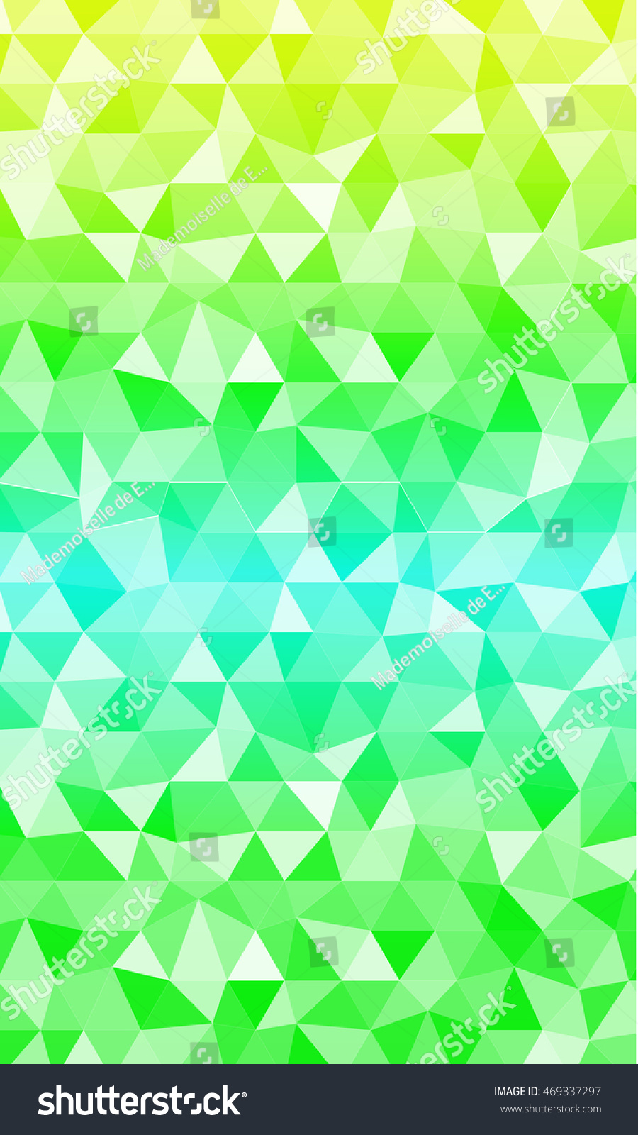 Background Green Triangles Tone Banner Vector Stock Vector 469337297 ...