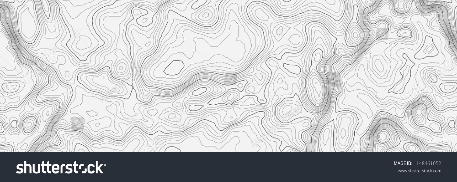 SVG of Background of the topographic map. Topographic map lines, contour background. Geographic abstract grid. EPS 10 vector illustration. svg