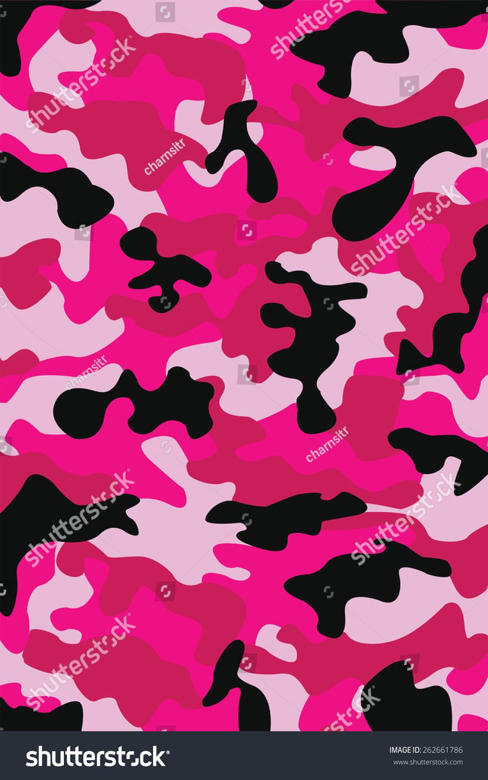 Background Vertical Pink Camo Pattern Stock Vector 262661786 - Shutterstock