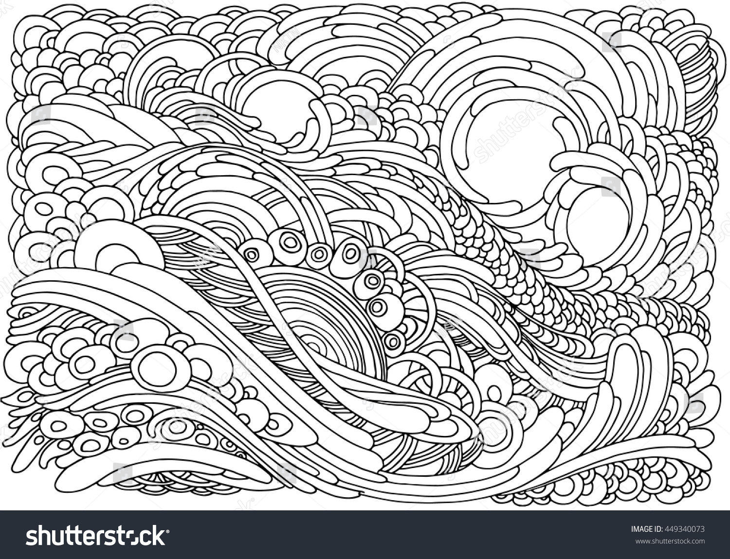 abstract black and white coloring pages - photo #33