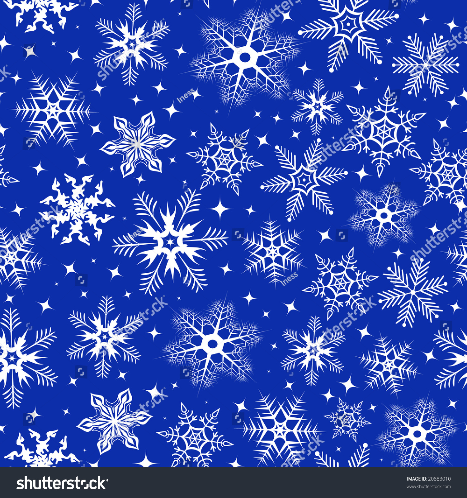 Background With Snowflakes. Vector Illustration - 20883010 : Shutterstock