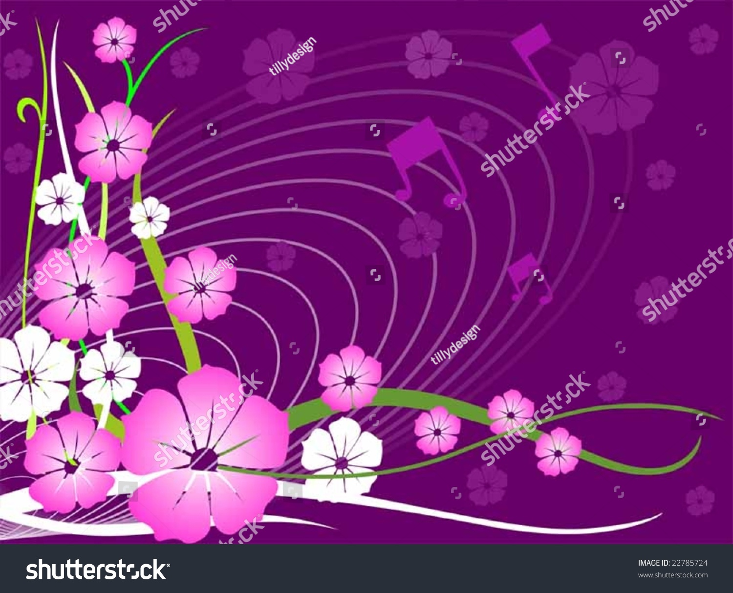 Background Violet Colour Stock Vector (Royalty Free) 22785724 ...