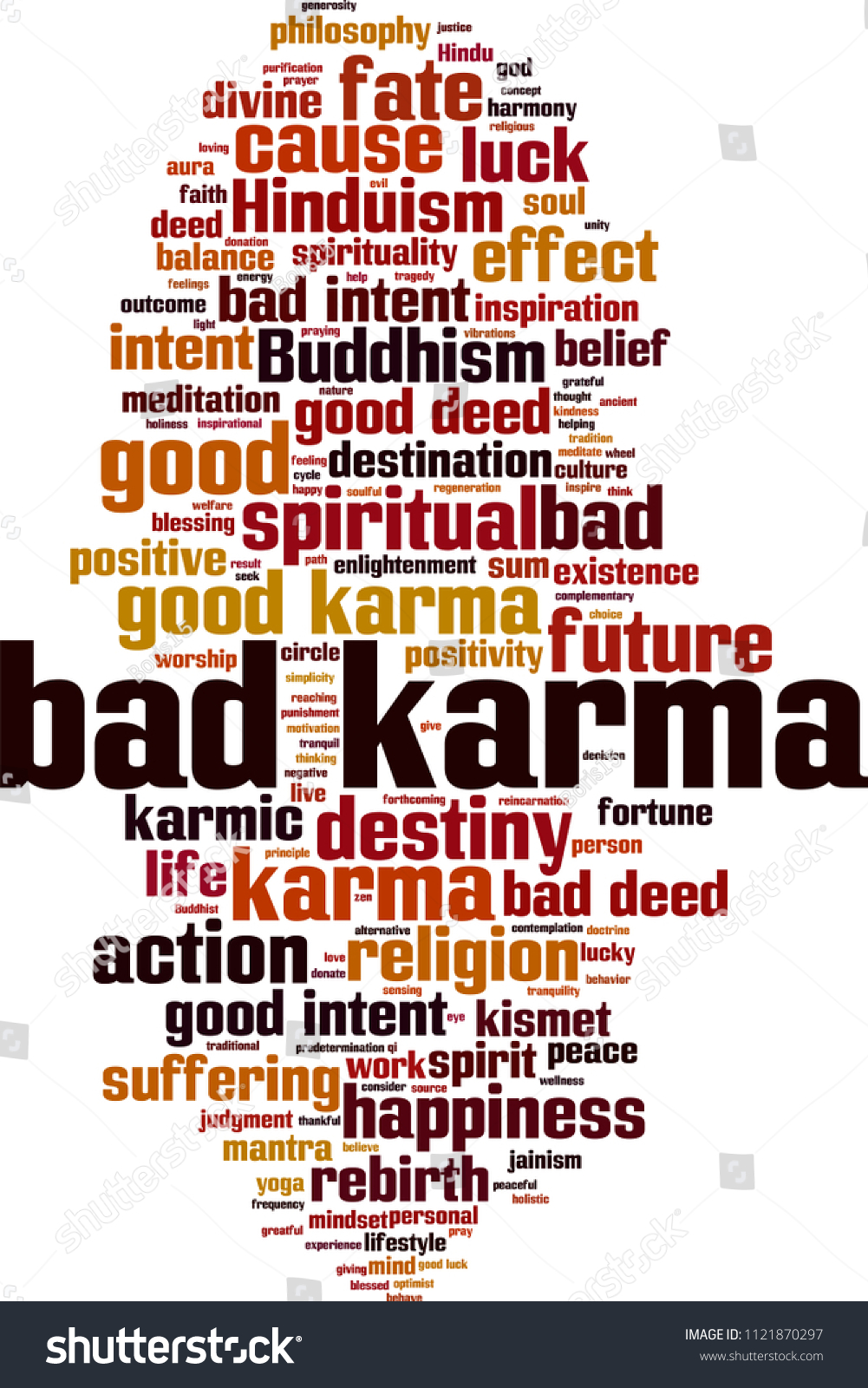 Bad Karma Word Cloud Concept Vector Stock Vector (Royalty Free ...