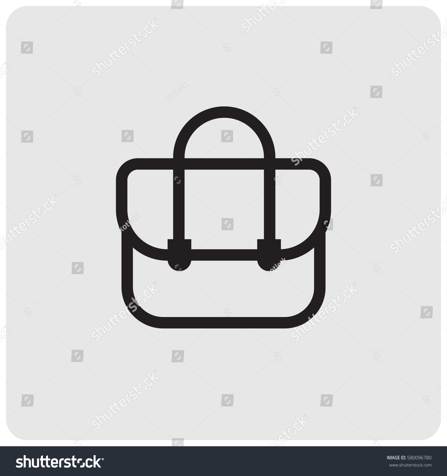 Bag Icon Stock Vector 580096780 - Shutterstock