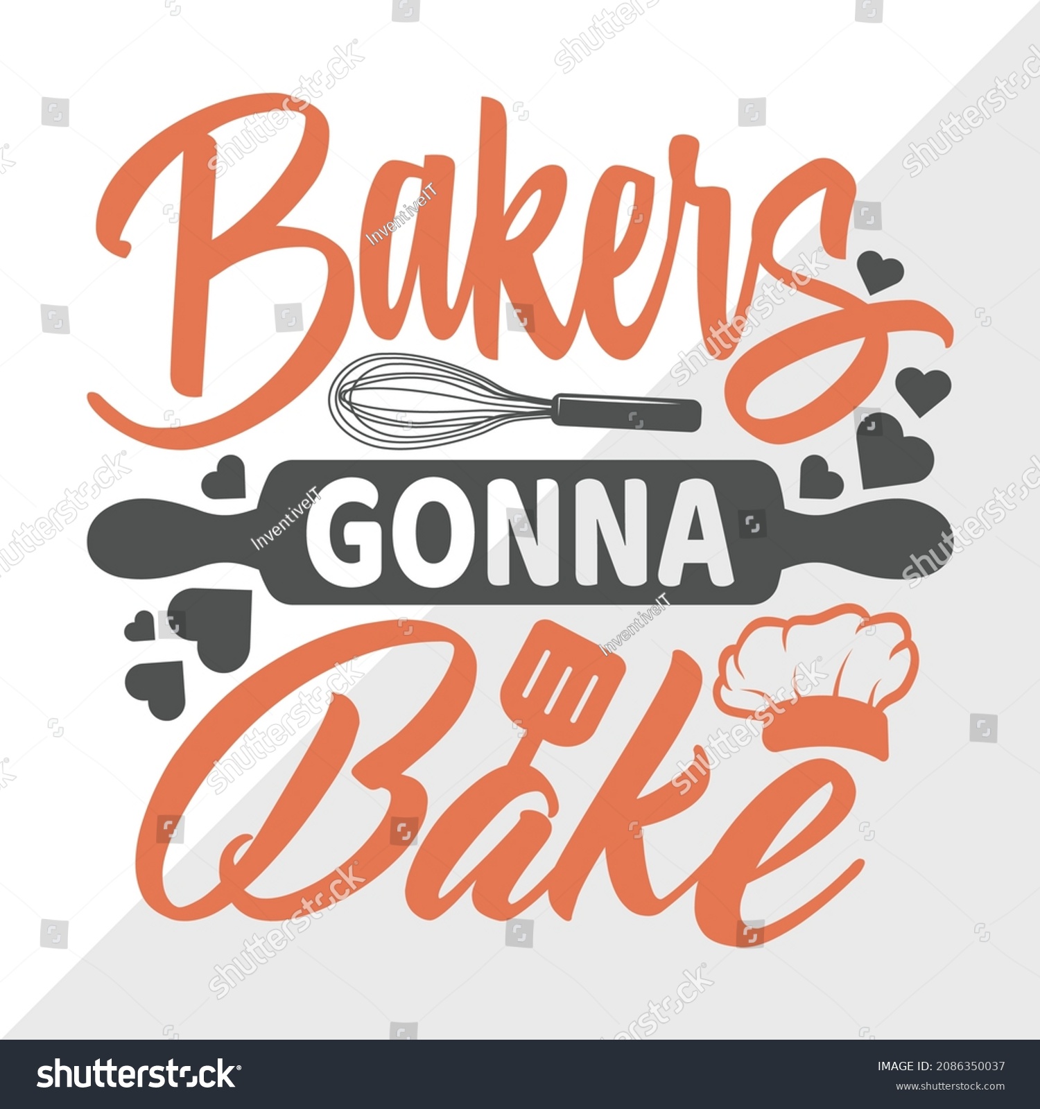 SVG of Bakers Gonna Bake Printable Vector Illustration svg