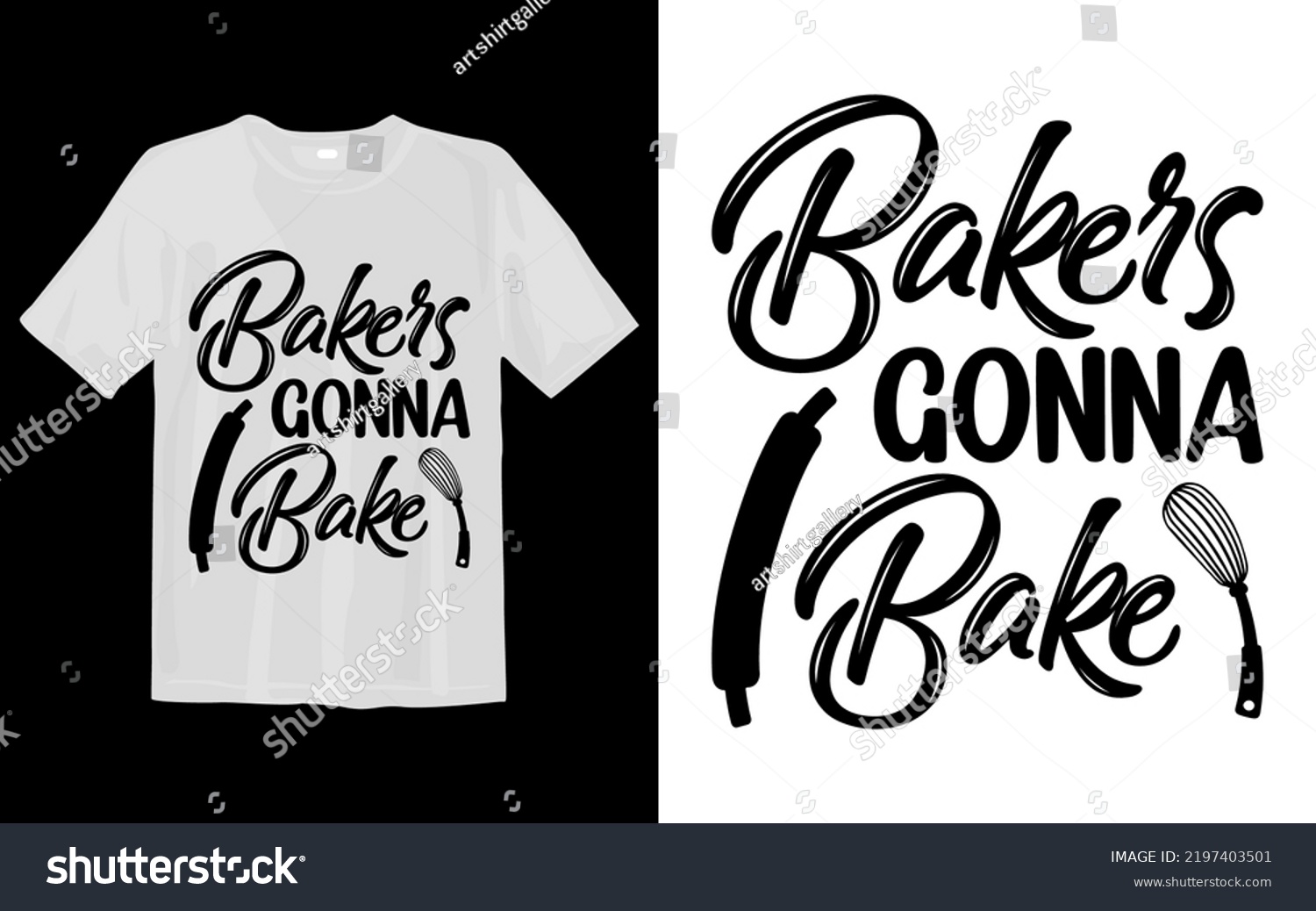 SVG of Bakers Gonna Bake Svg T Shirt svg