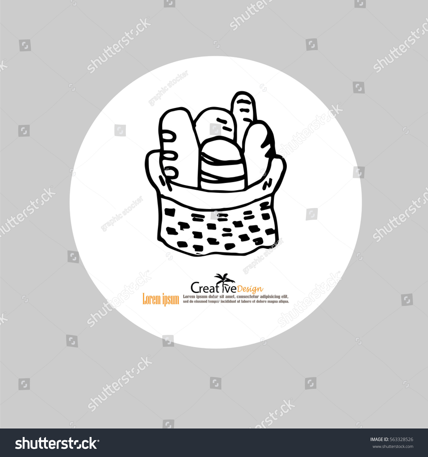 Bakery Handdrawnbakery Doodle Bakeryvector Illustration Stock Vector ...