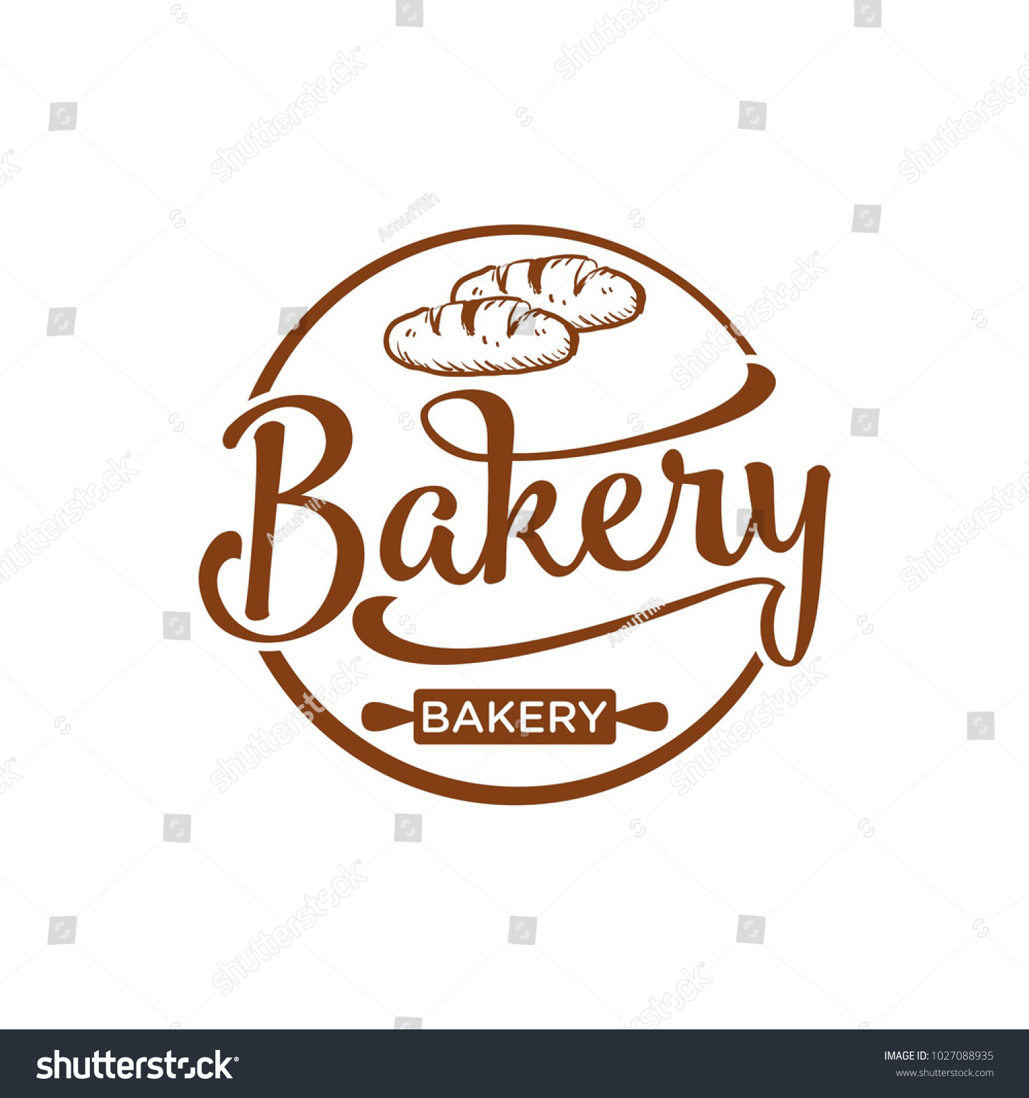 Bakery Logo Vector Stock Vector (Royalty Free) 1027088935