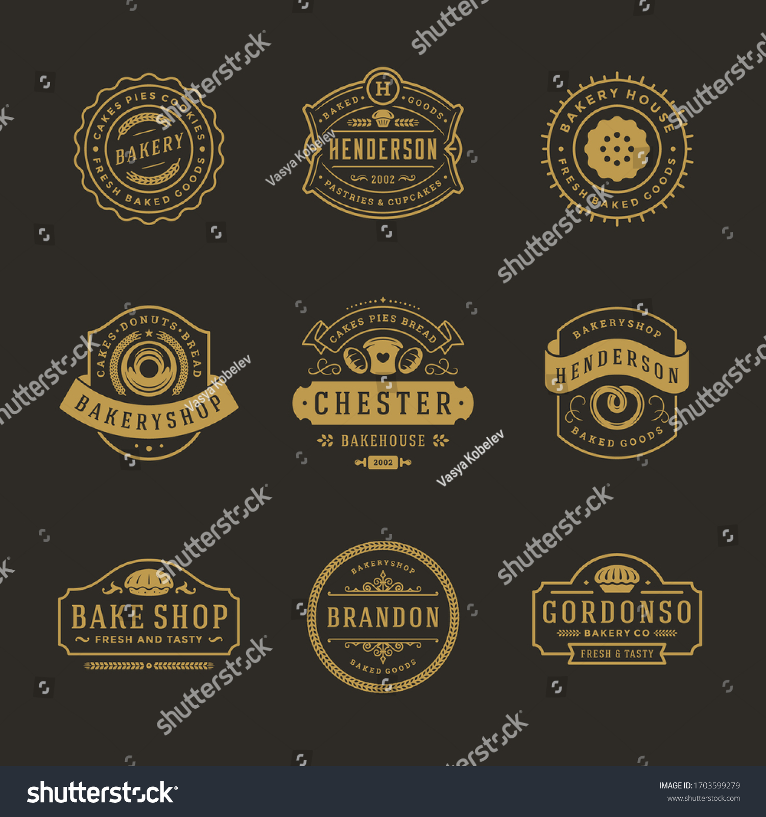 33,715 Bakery emblem logo Images, Stock Photos & Vectors | Shutterstock