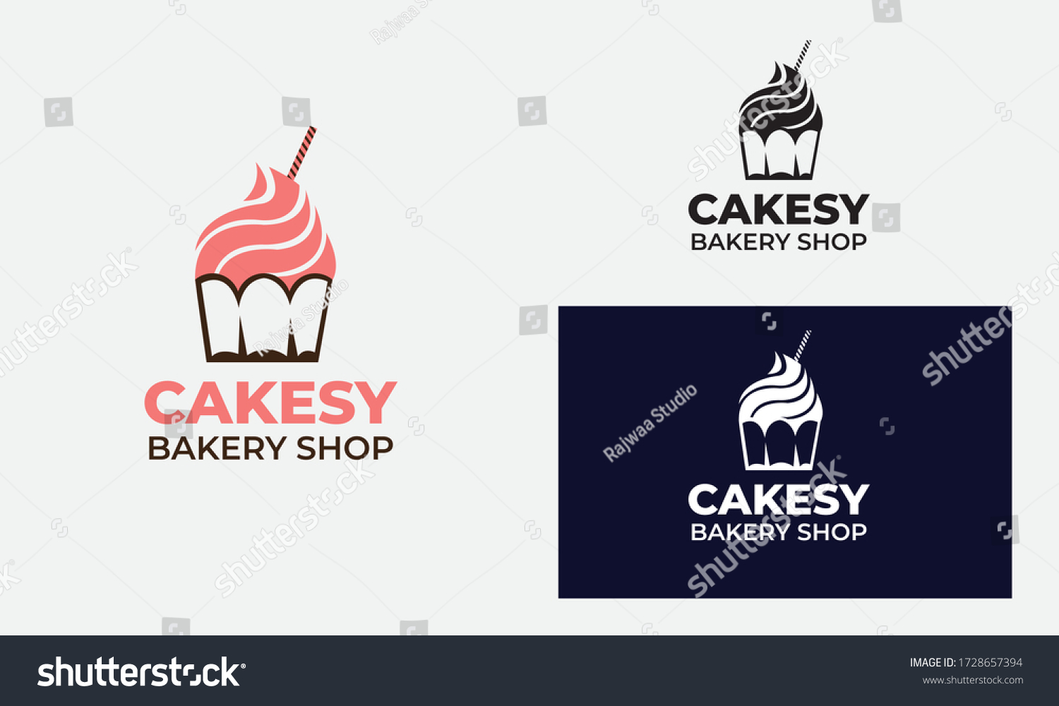 Bakery Shop Logo Style Modern Business Stock Vector (Royalty Free ...