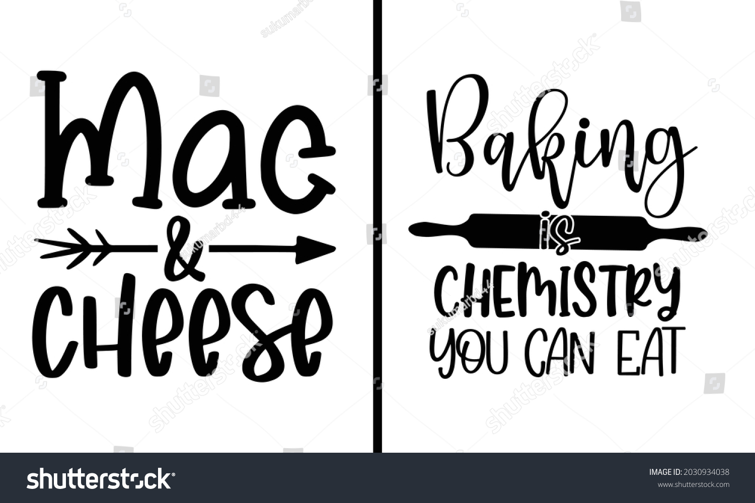 SVG of Baking is chemistry you can eat 2 Design Bundle - Food drink t shirt design, Hand drawn lettering phrase, Calligraphy t shirt design, svg Files for Cutting Cricut and Silhouette, card, flyer svg