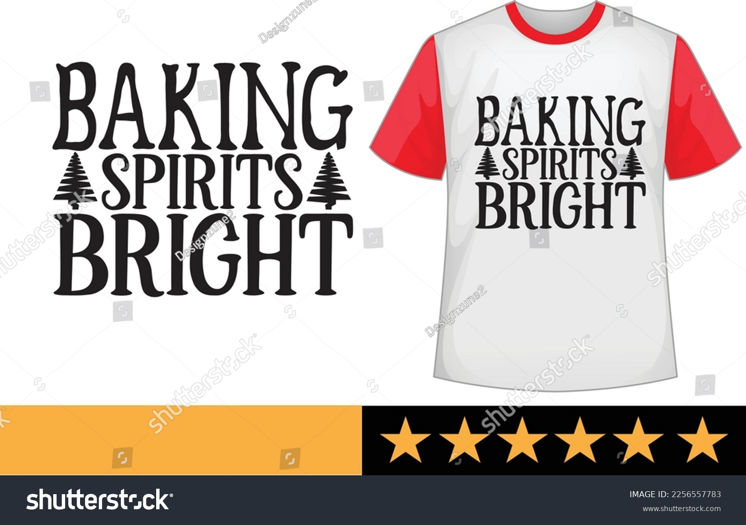 SVG of Baking spirits bright svg t shirt design svg
