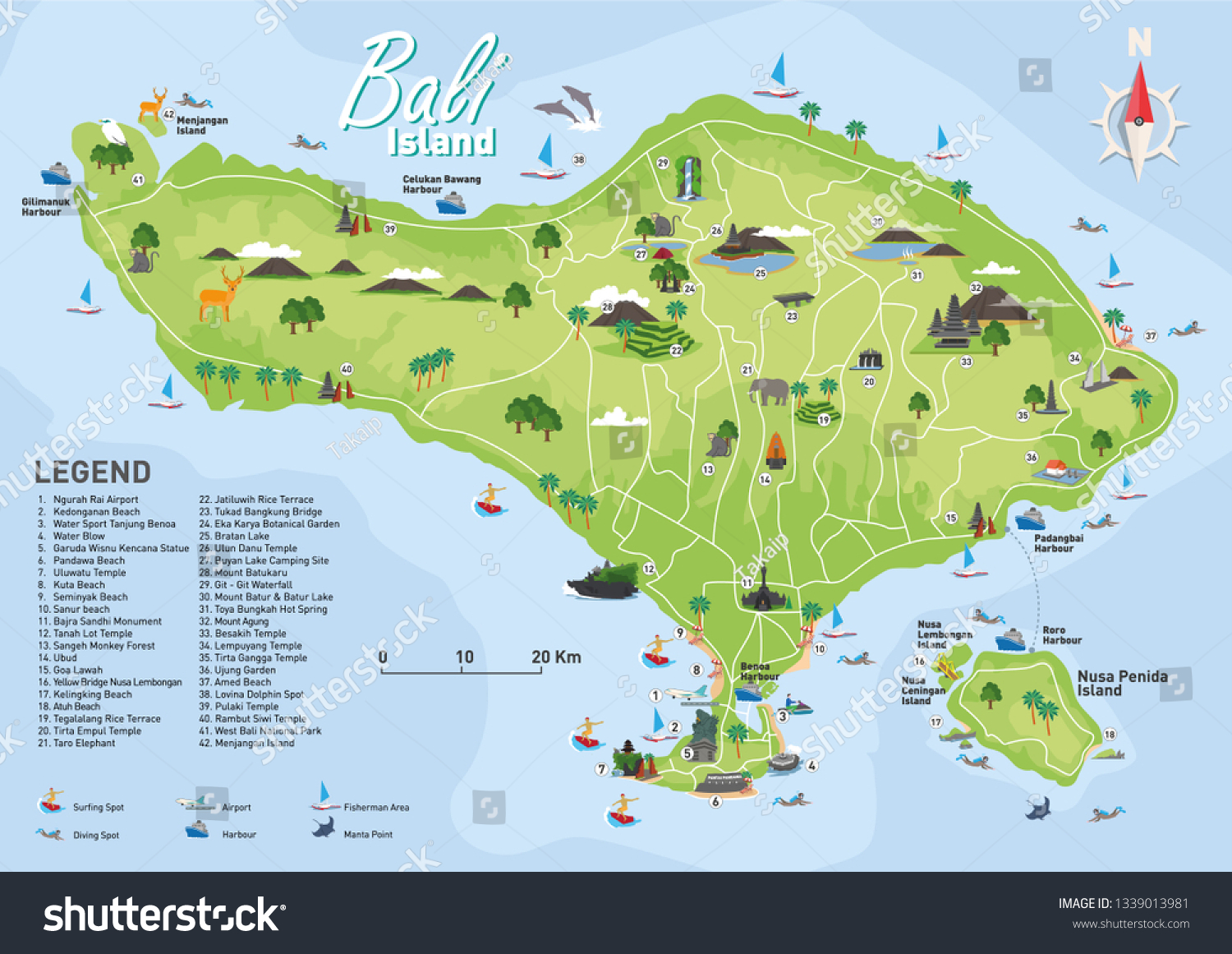 Map Bali Images Stock Photos Vectors Shutterstock