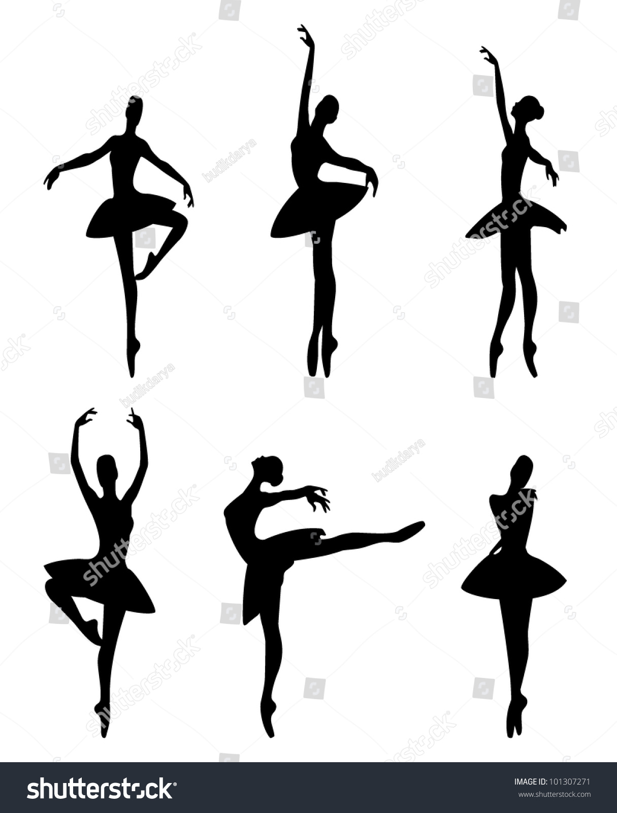 Ballerina Stock Vector (Royalty Free) 101307271 | Shutterstock