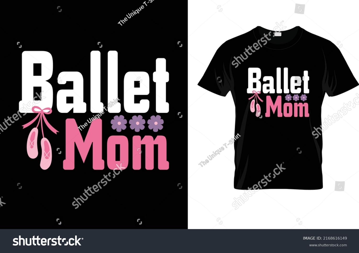 SVG of Ballet Mom T-Shirt Design Dancer svg