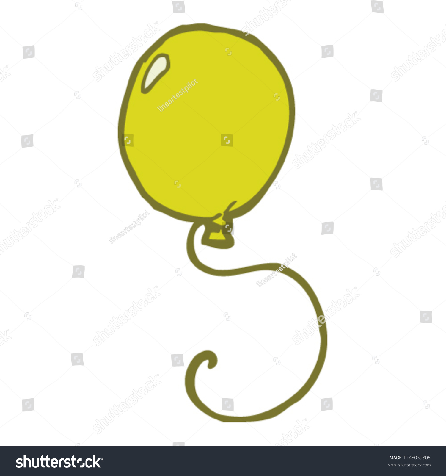 Balloon Drawing Stock Vector 48039805 - Shutterstock