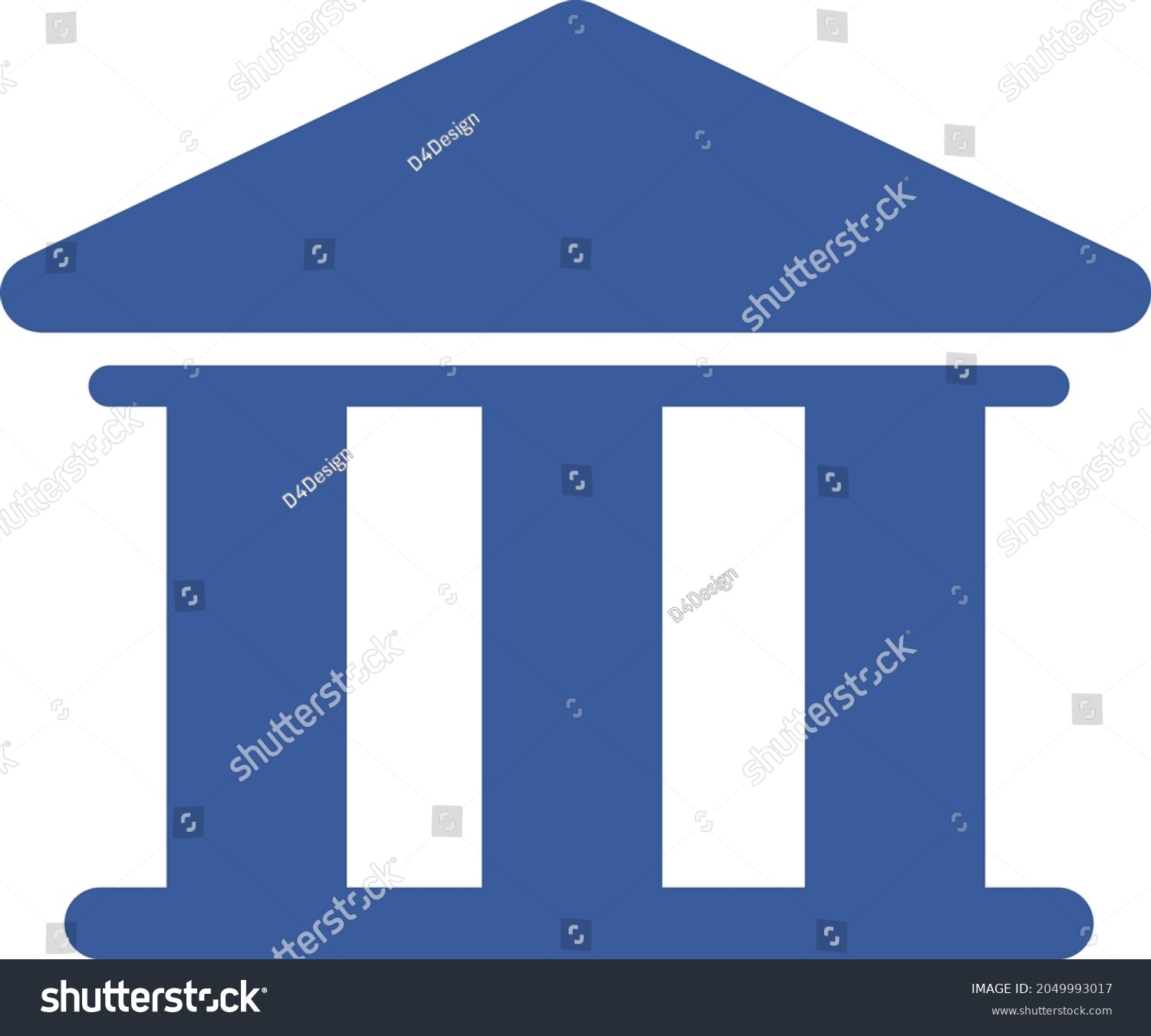 Bank Modern Building Logo Design Stock Vector (Royalty Free) 2049993017