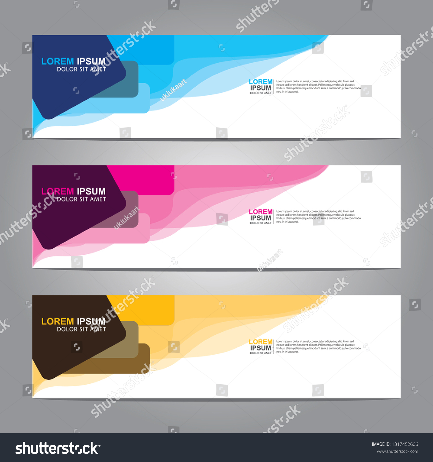 Banner Backgroundmodern Designvector Illustration Stock Vector (Royalty