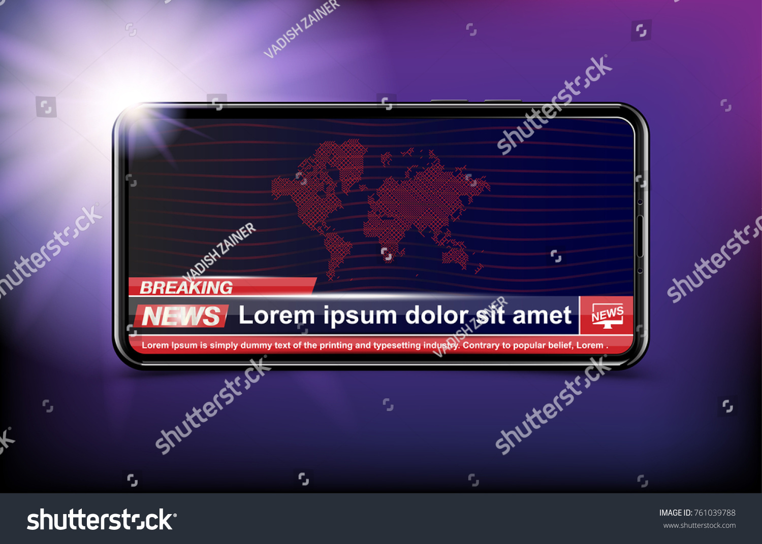 news banner template