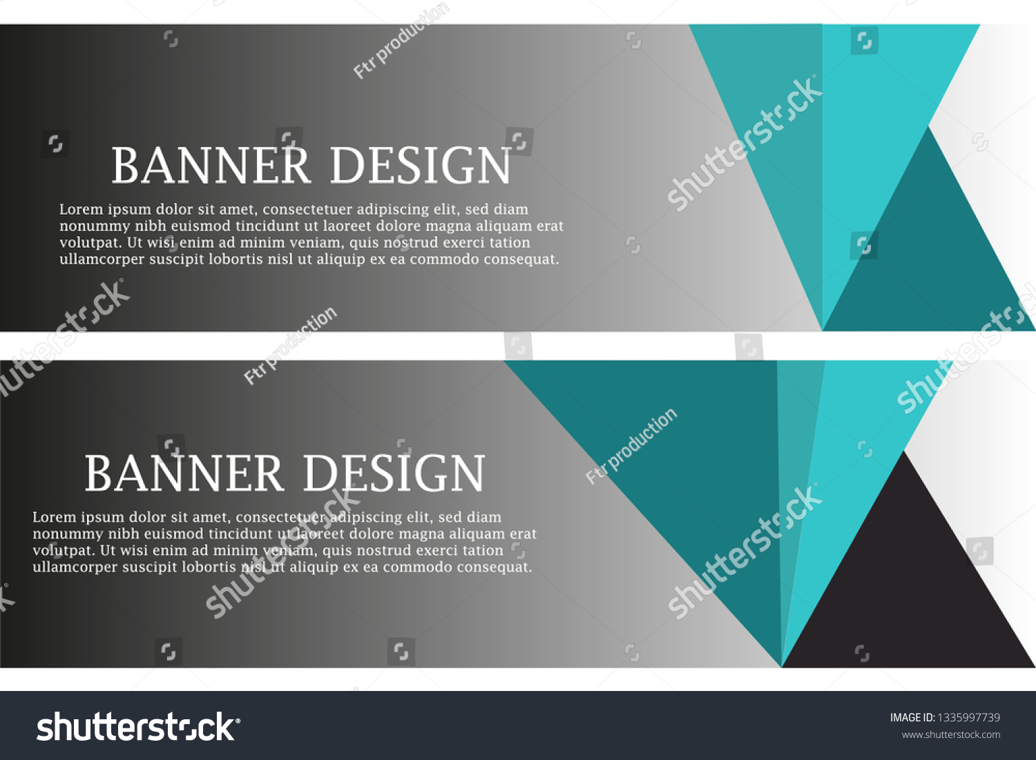 Banner Design Vector Stock Vector (Royalty Free) 1335997739 | Shutterstock
