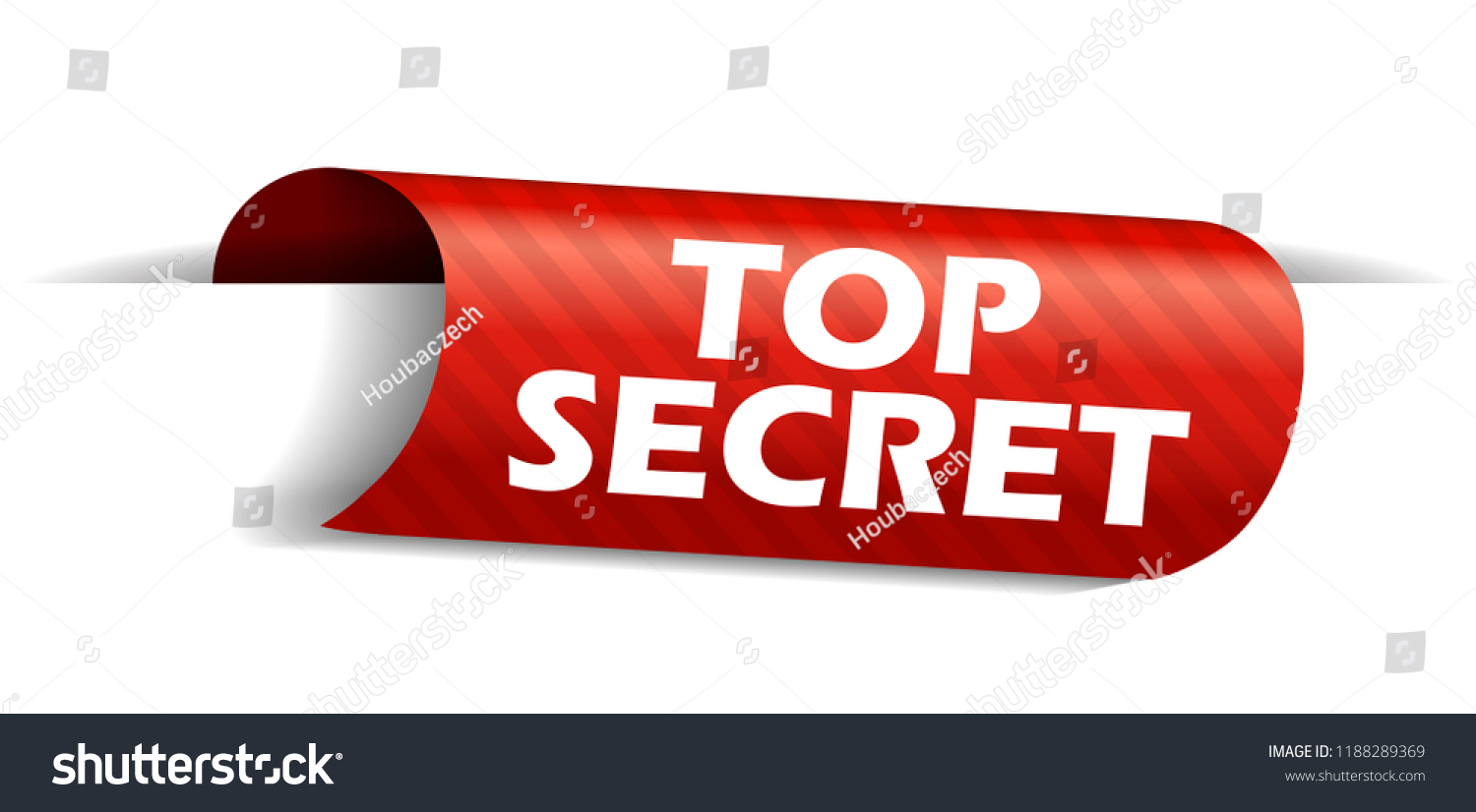 Banner Top Secret Stock Vector (Royalty Free) 1188289369 | Shutterstock