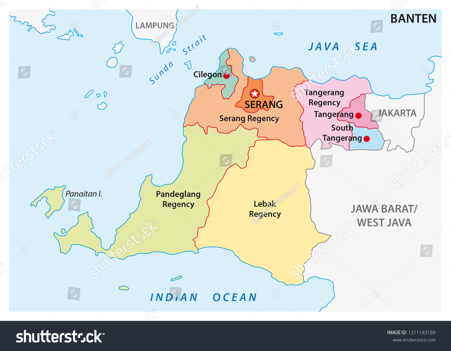 SVG of Banten administrative and political vector map, Indonesia administrative and political vector map, Indonesia svg