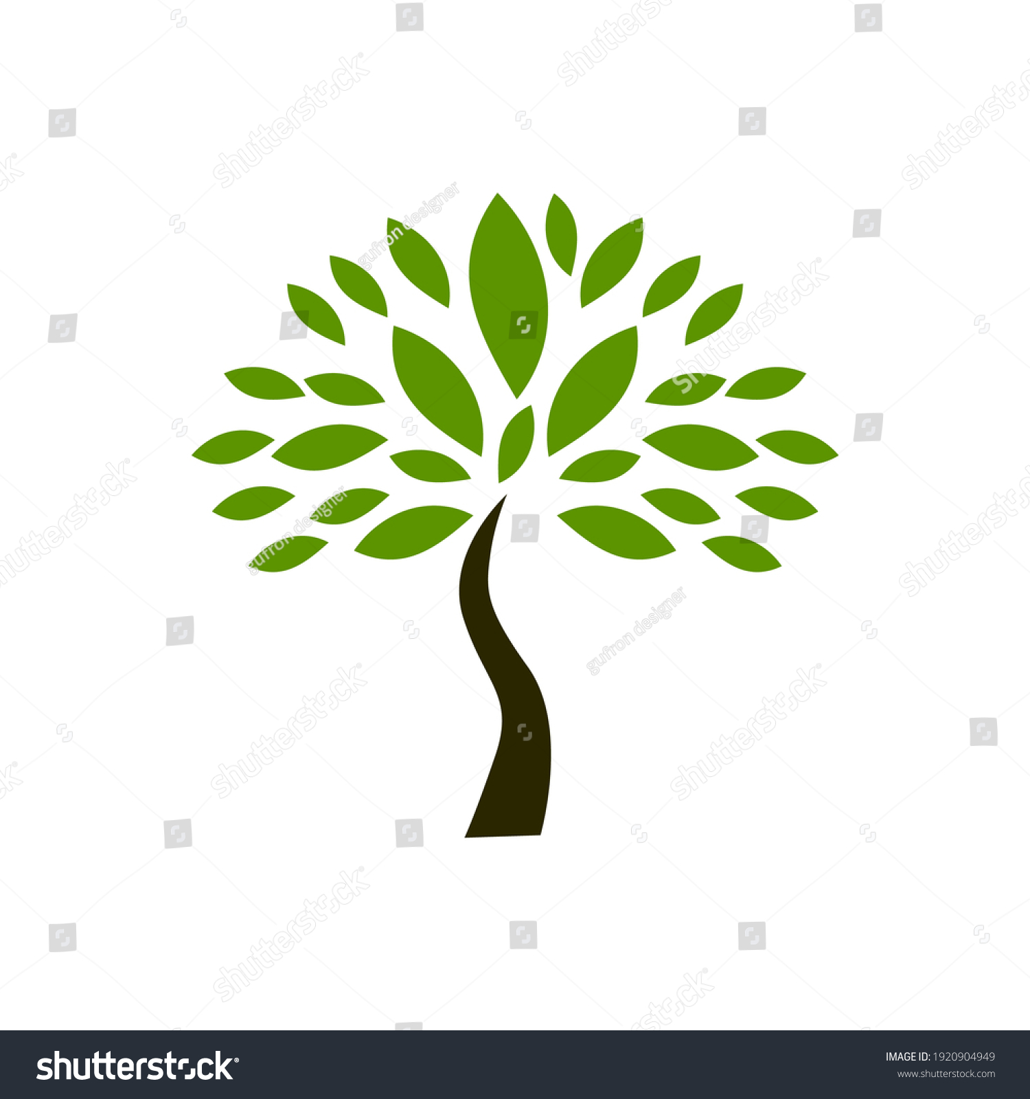 Banyan Tree Vector Illustration Eps 10 Stock Vector (Royalty Free ...