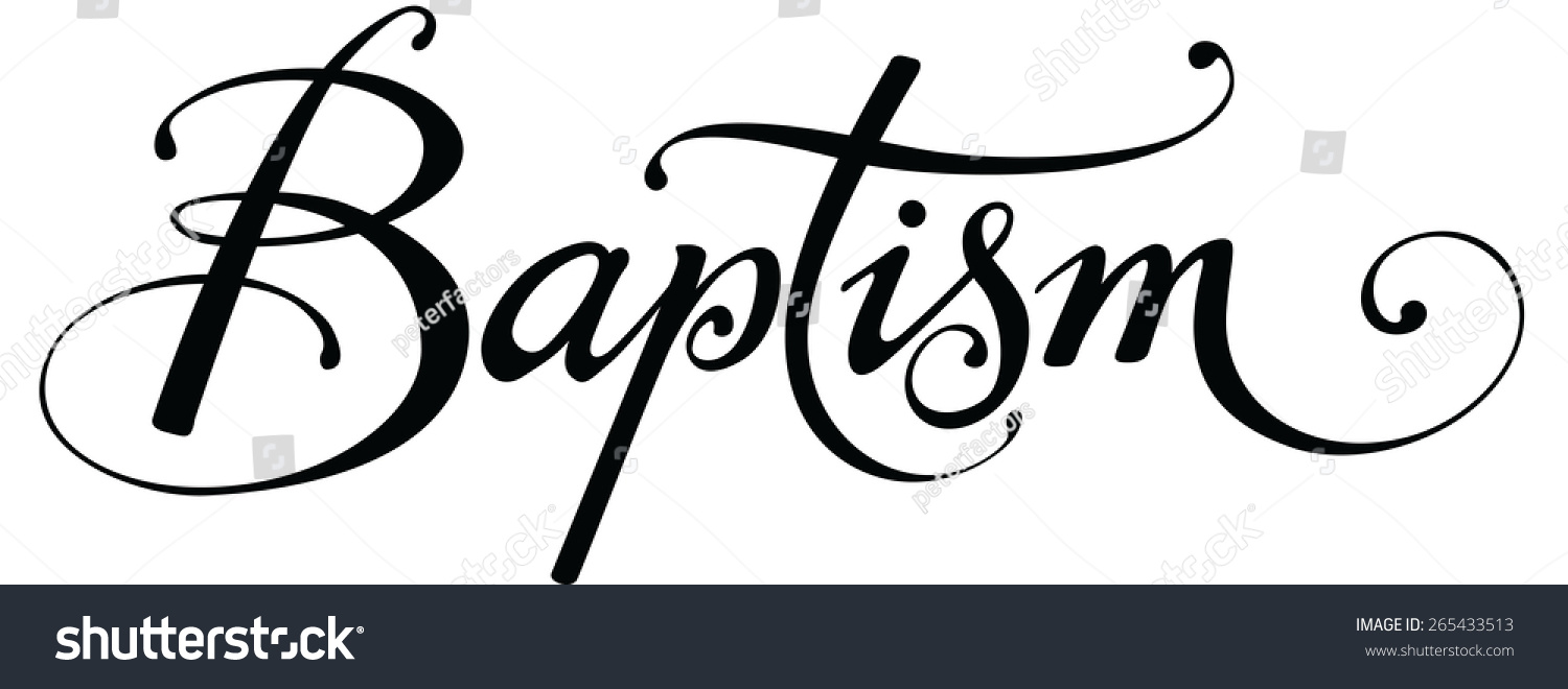 Download Baptism Stock Vector 265433513 - Shutterstock