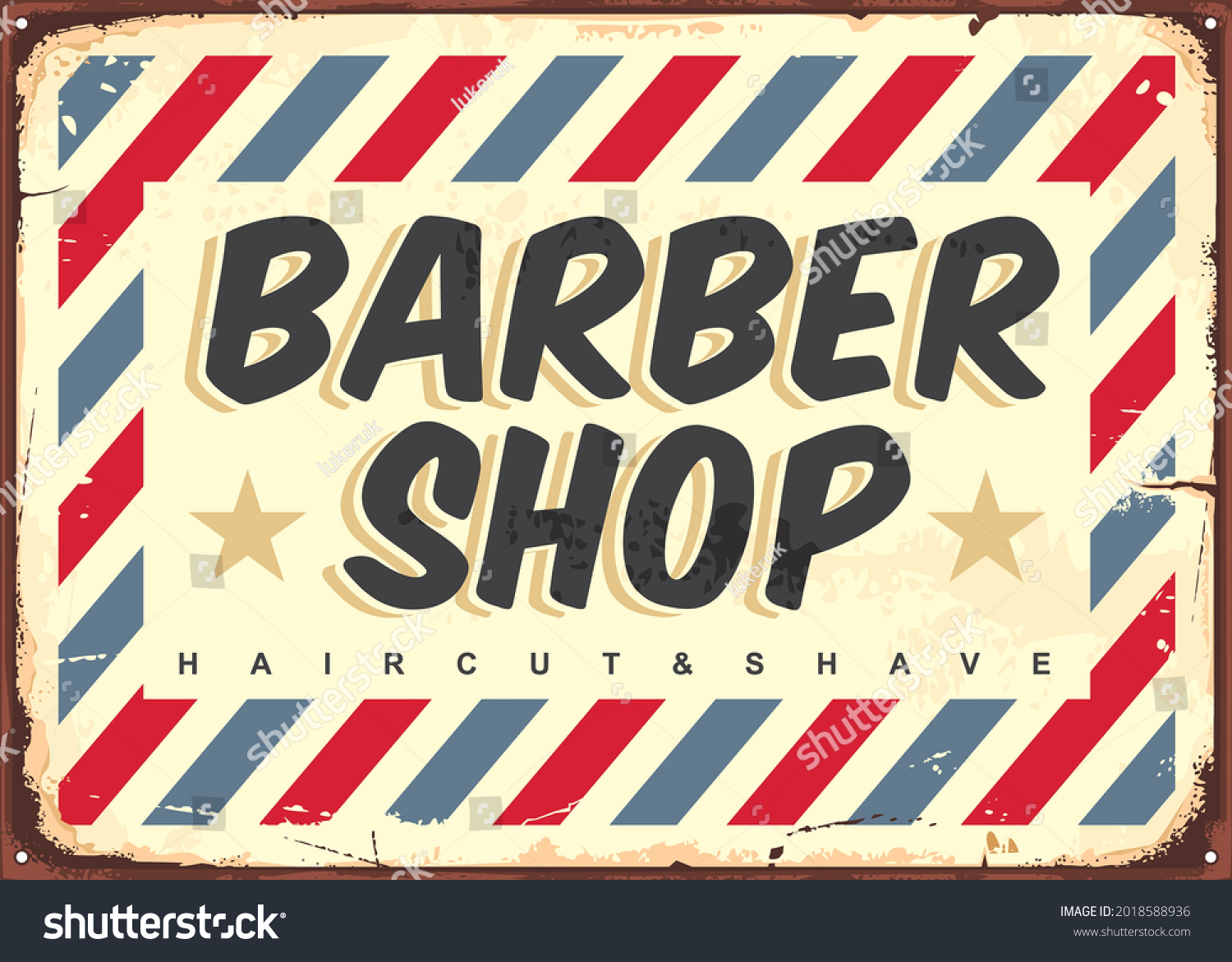 Barber Shop Vintage Antique Sign Board Stock Vector Royalty Free   Stock Vector Barber Shop Vintage Antique Sign Board Retro Inscription For Haircut And Shaving Vector Barber 2018588936 