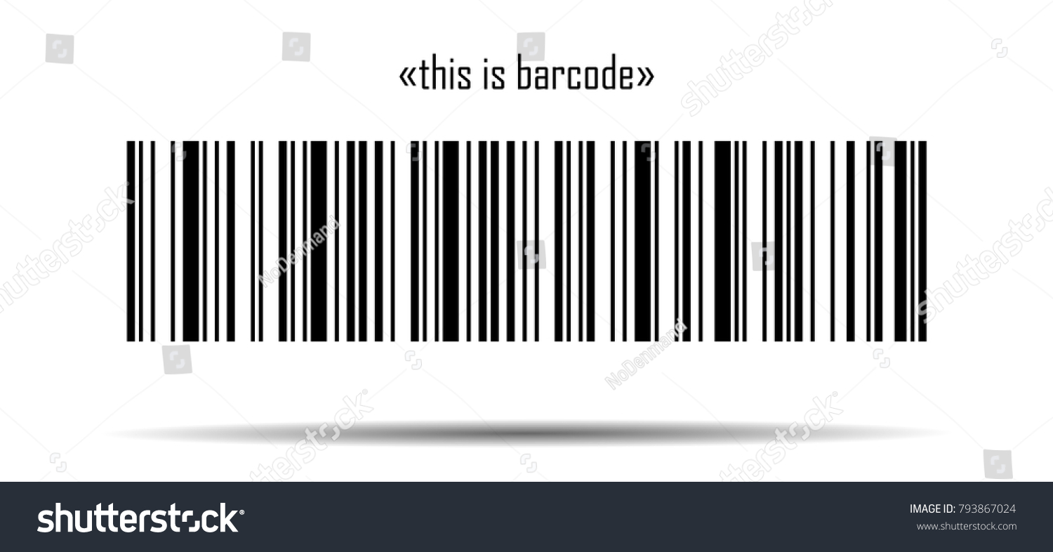 Barcode Barcode Meaning This Barcode Barcode Stock Vector (Royalty Free