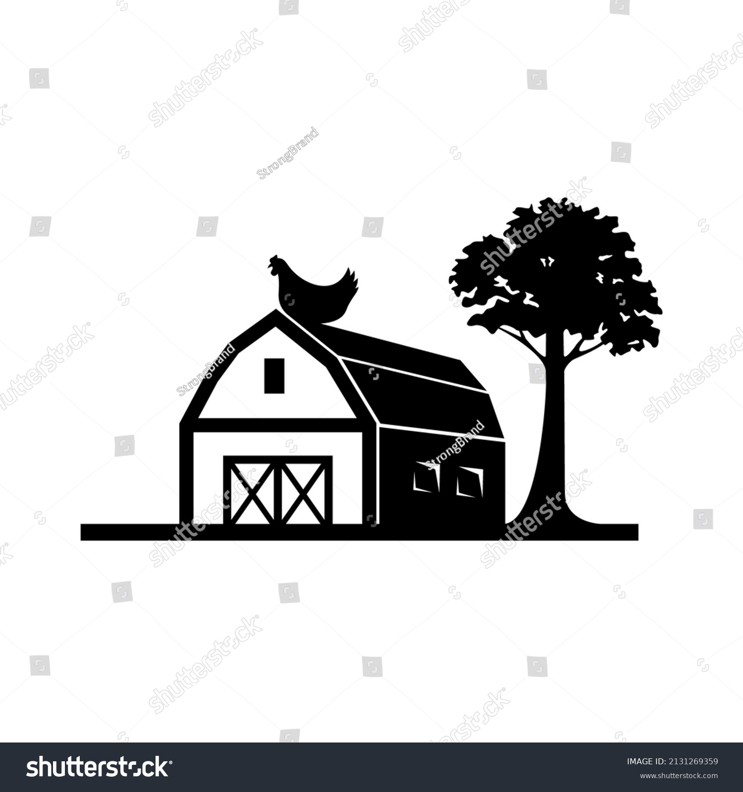 Barn Logo Design Inspiration Barn Vector Stock Vector (royalty Free 