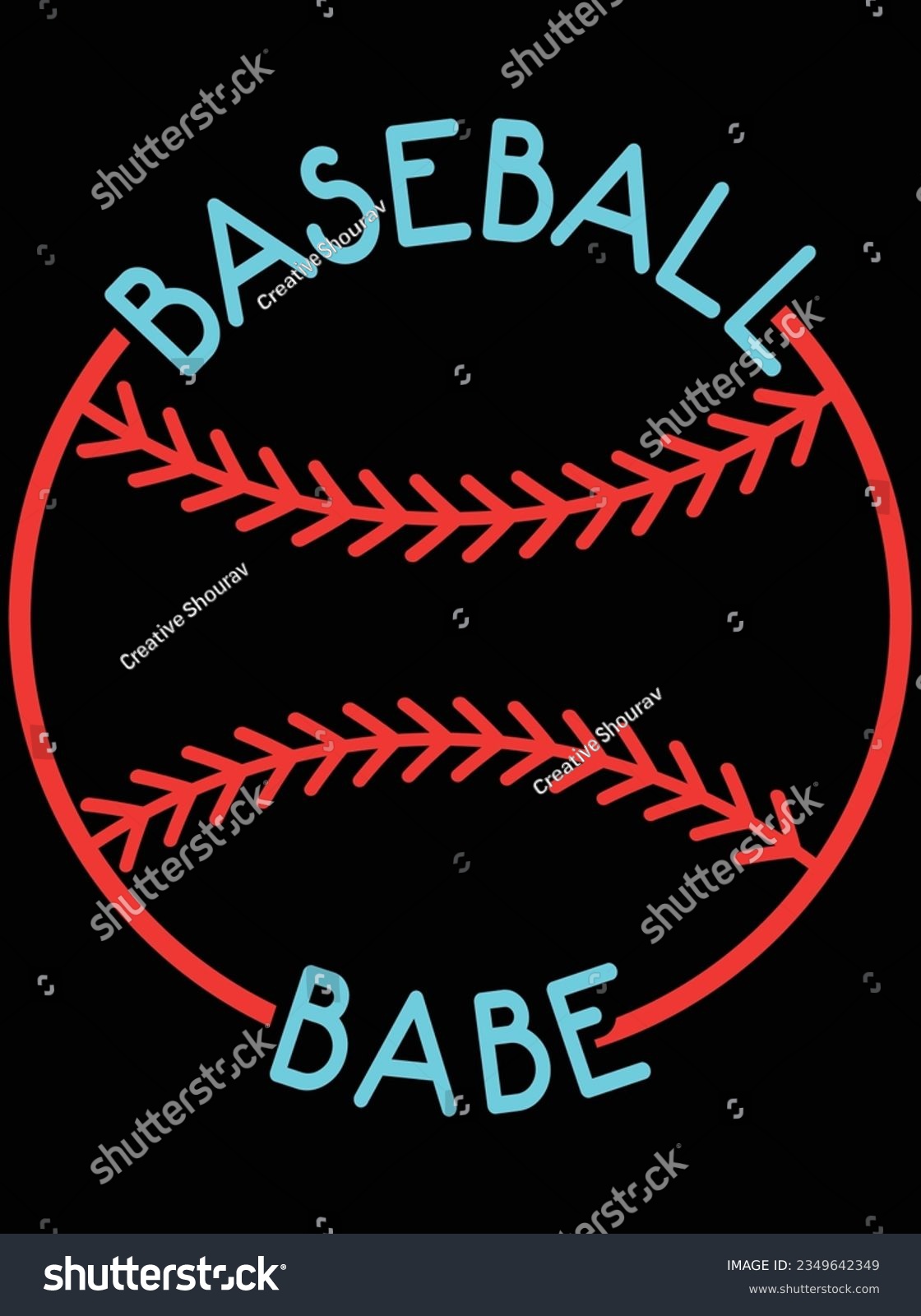 SVG of Baseball babe vector art design, eps file. design file for t-shirt. SVG, EPS cuttable design file svg