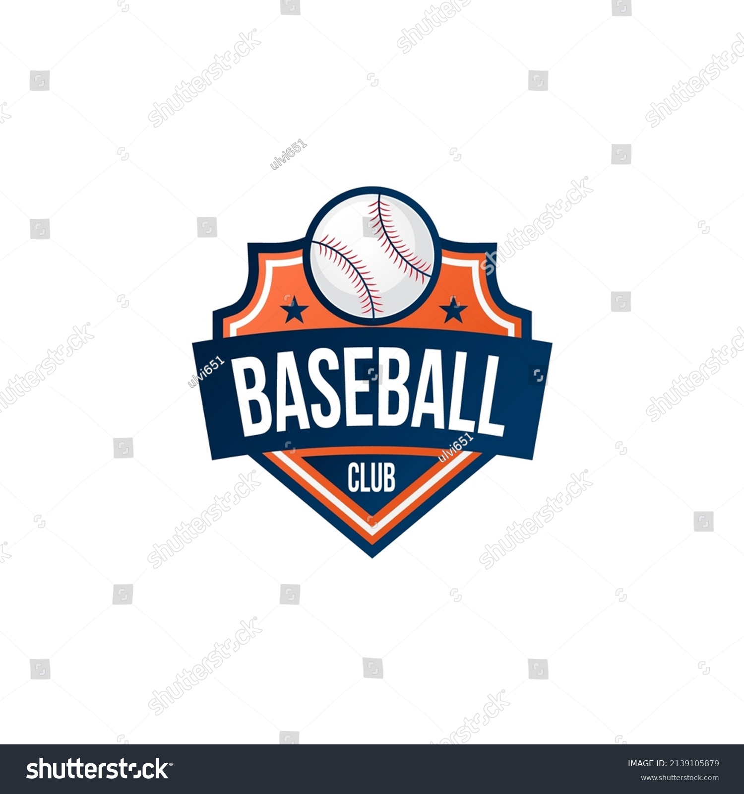 Baseball Badgesport Logoteam Identityvector Illustration Stock Vector ...