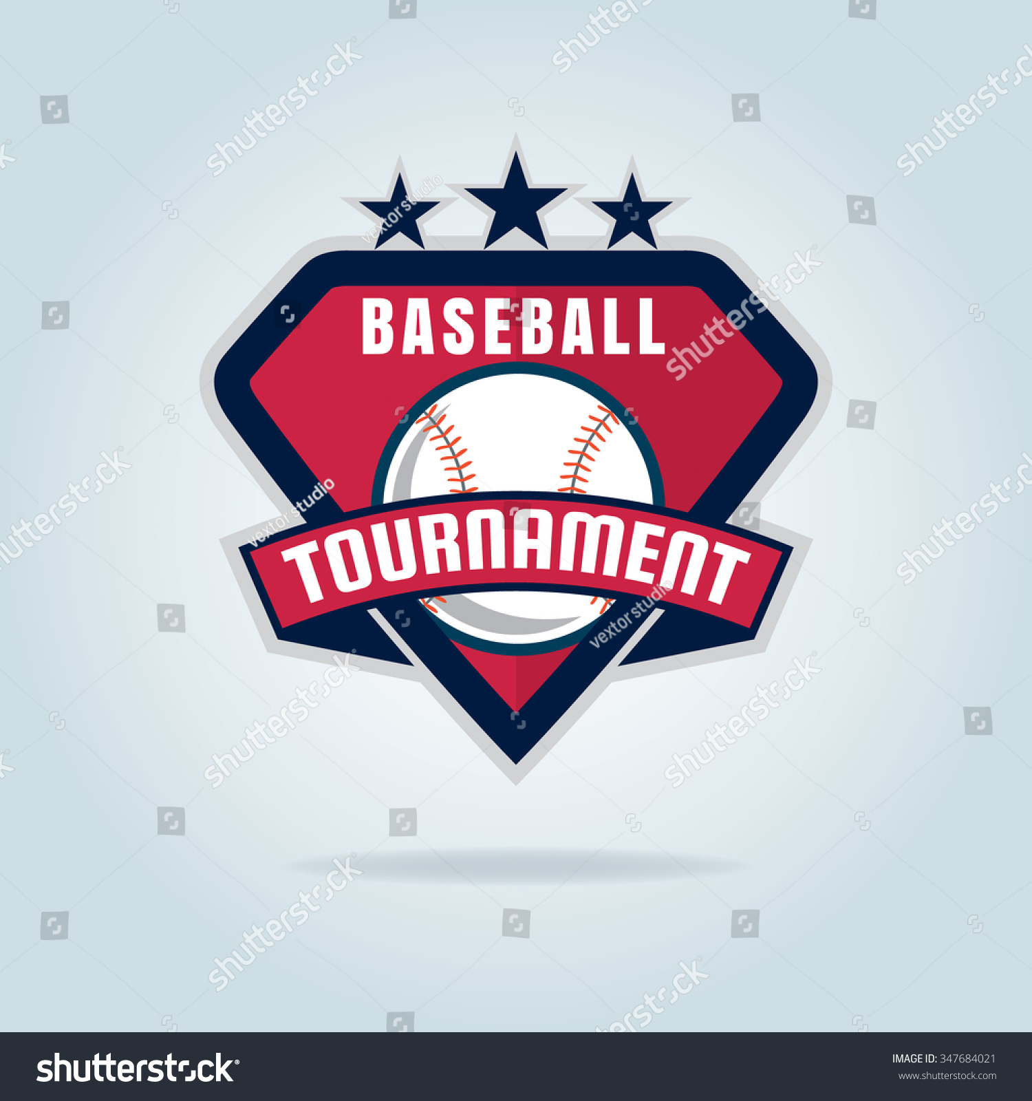 Baseball Badgesport Logoteam Identityvector Illustration Stock Vector ...