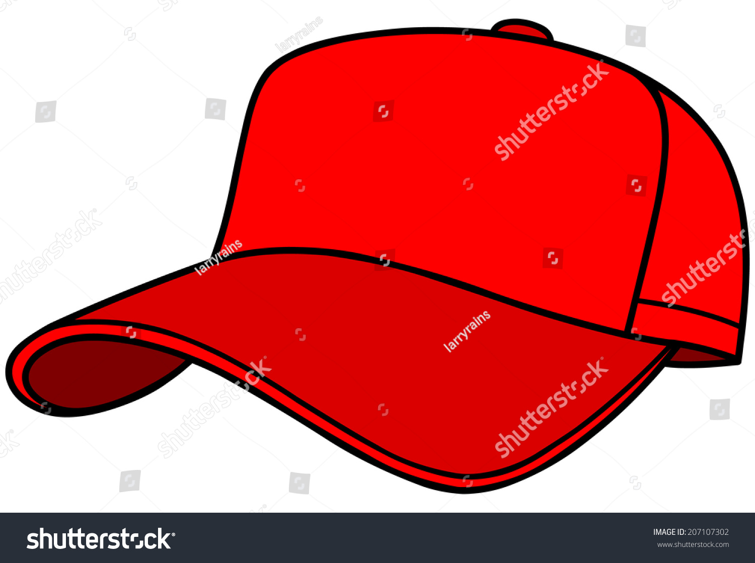 Baseball Cap Stock Vector (Royalty Free) 207107302