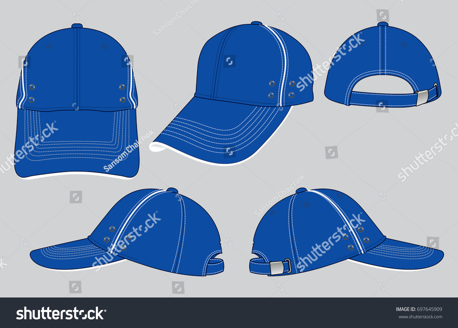 Baseball Cap Design Stock Vector 697645909 - Shutterstock