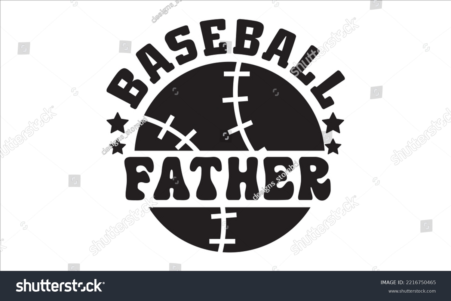 SVG of Baseball father SVG,  baseball svg, baseball shirt, softball svg, softball mom life, Baseball svg bundle, Files for Cutting Typography Circuit and Silhouette, digital download Dxf, png svg