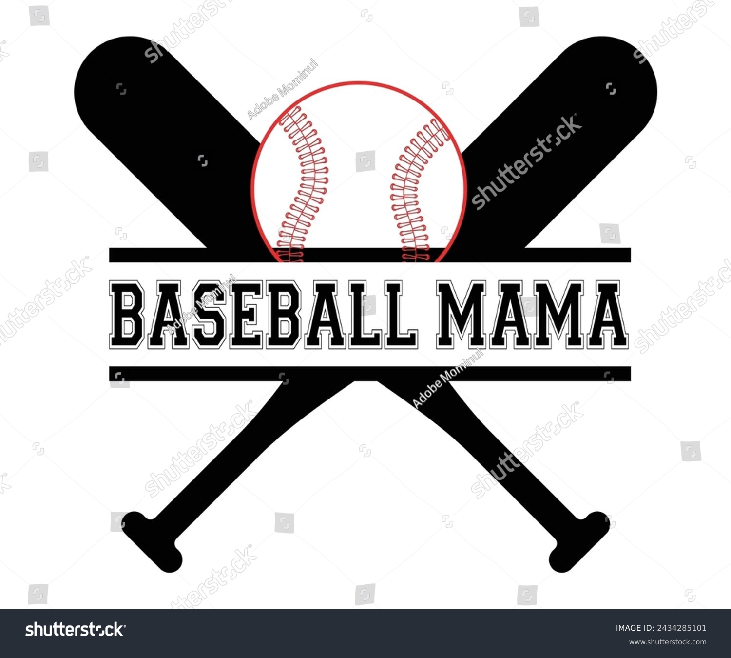 SVG of Baseball Mama,T-shirt,Typography,Baseball Player Svg,Baseball Quotes Svg,Cut Files,Baseball Team,Instant Download svg