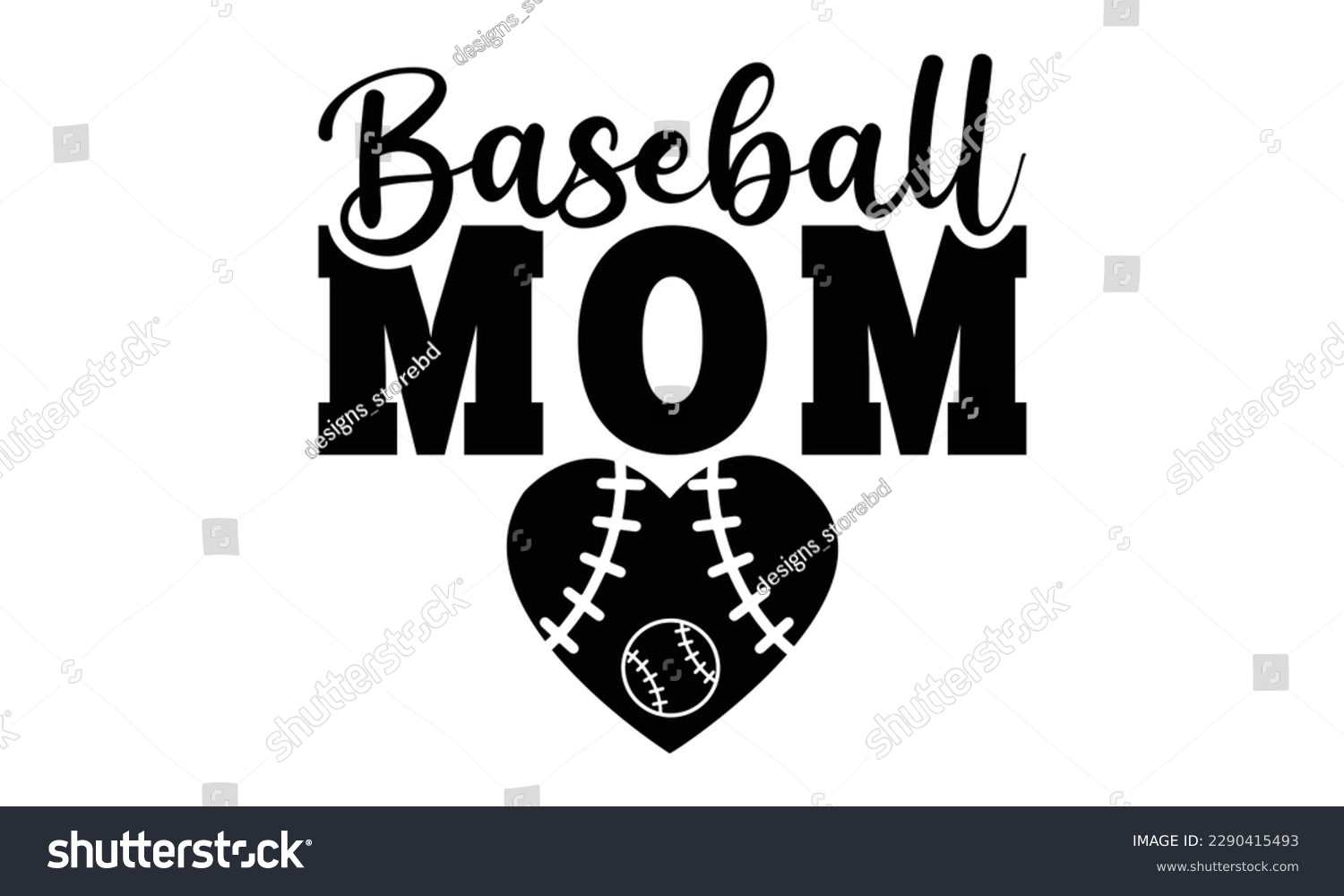 SVG of Baseball mom svg, baseball svg, Baseball Mom SVG Design, softball, softball mom life, Baseball svg bundle, Files for Cutting Typography Circuit and Silhouette, Mom Life svg