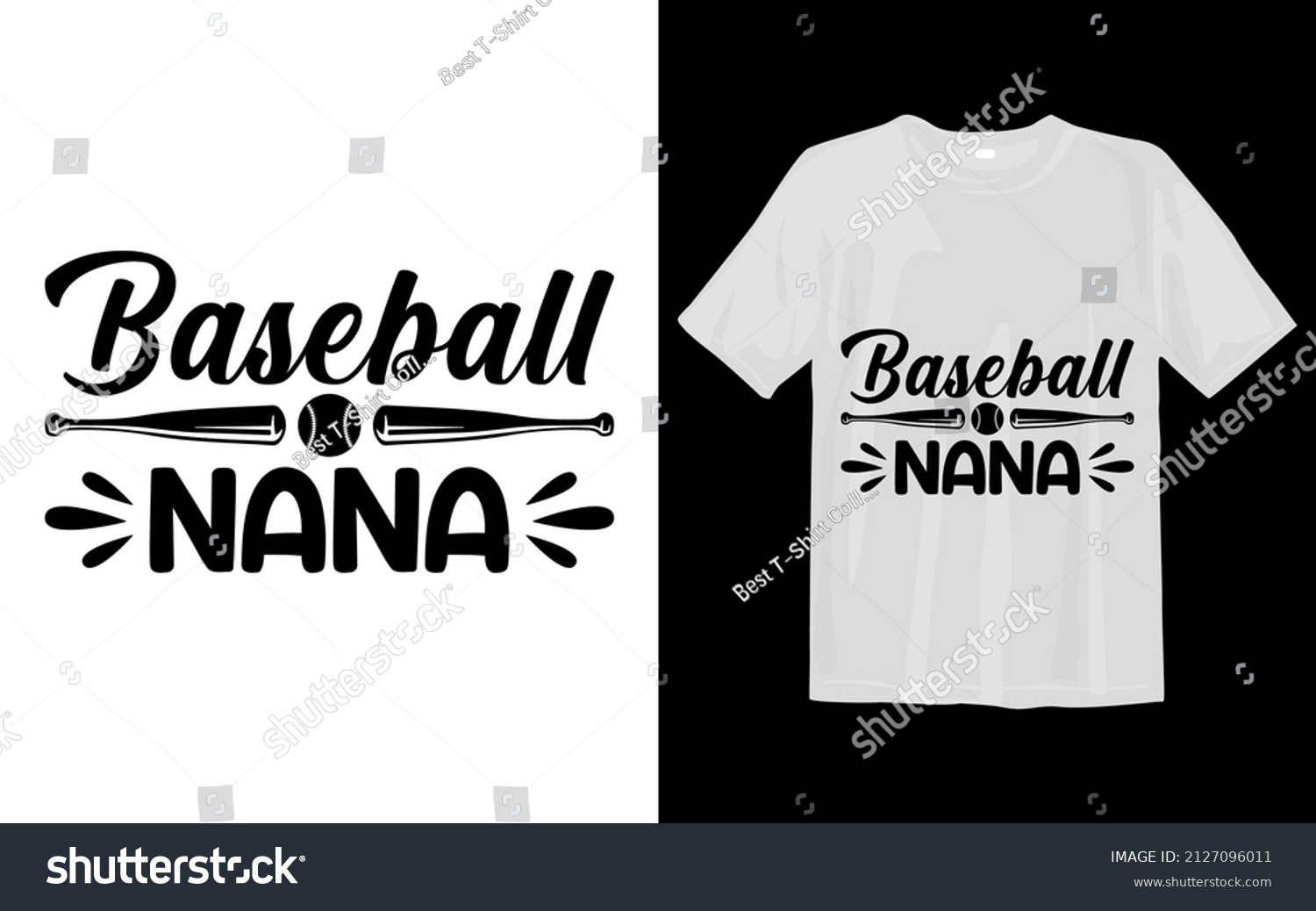 SVG of Baseball Nana Svg T Shirt Design svg