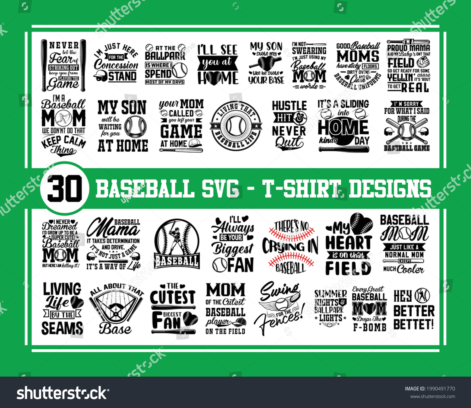 SVG of Baseball quotes, Baseball Vectors, Baseball Designs, Game Day, Home Run, Mom, game season, baseball SVGs svg