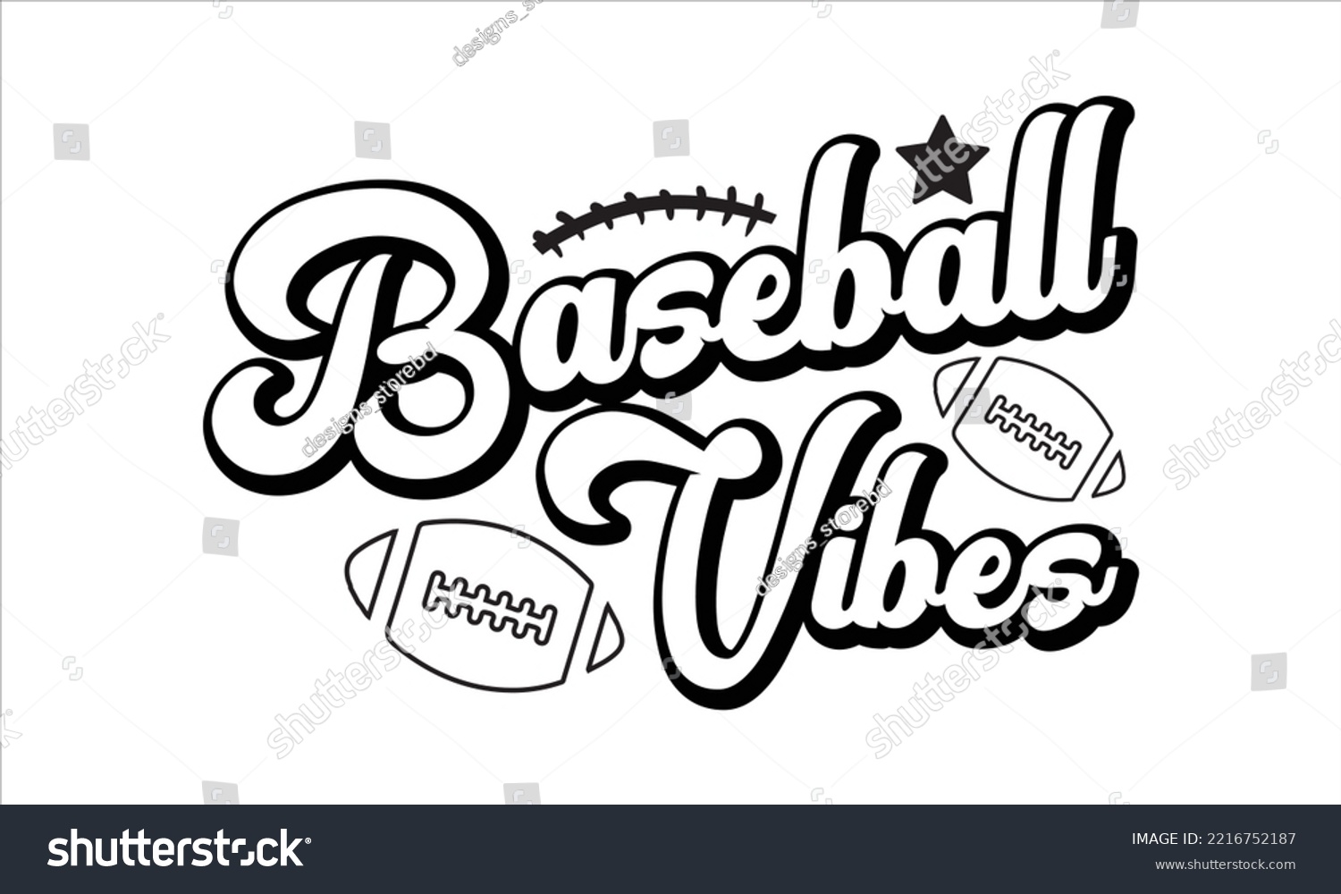SVG of Baseball vibes SVG,  baseball svg, baseball shirt, softball svg, softball mom life, Baseball svg bundle, Files for Cutting Typography Circuit and Silhouette, digital download Dxf, png svg