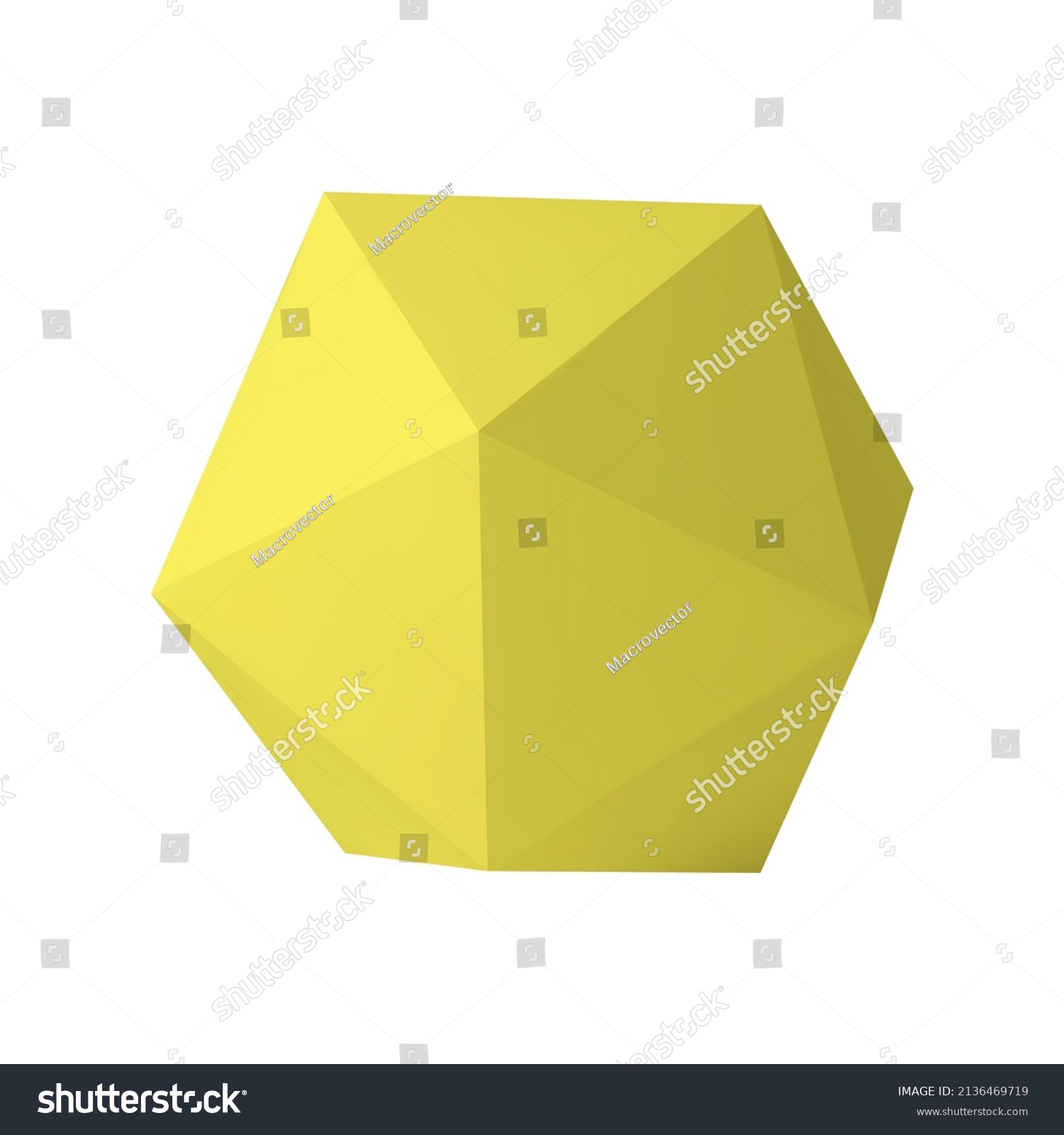 Basic Stereometry Shapes Realistic Composition Isolated Stock Vector ...