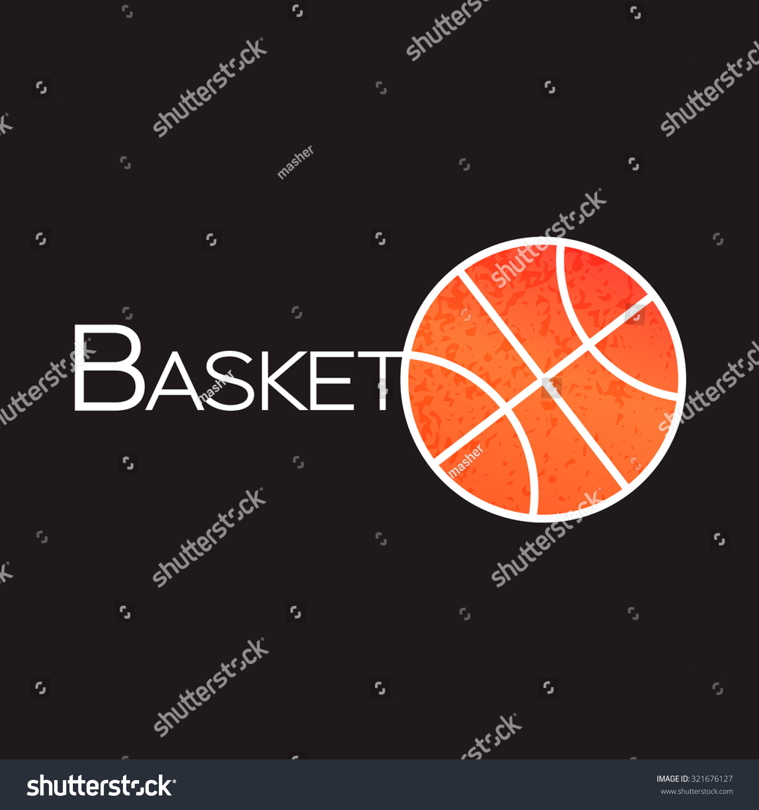 Basketball Ball Shooting Vector Illustration Stock Vector (Royalty Free ...