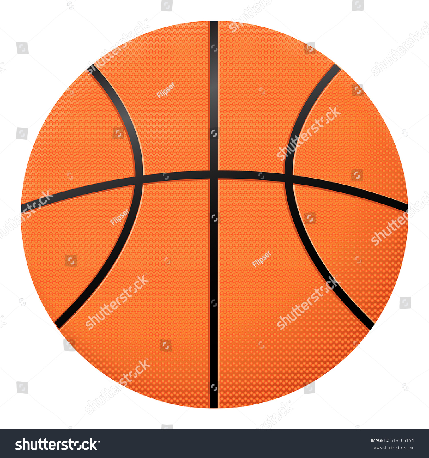 Basketball Ball Vector Illustration Isolated On Stock Vector Royalty Free 513165154 6232