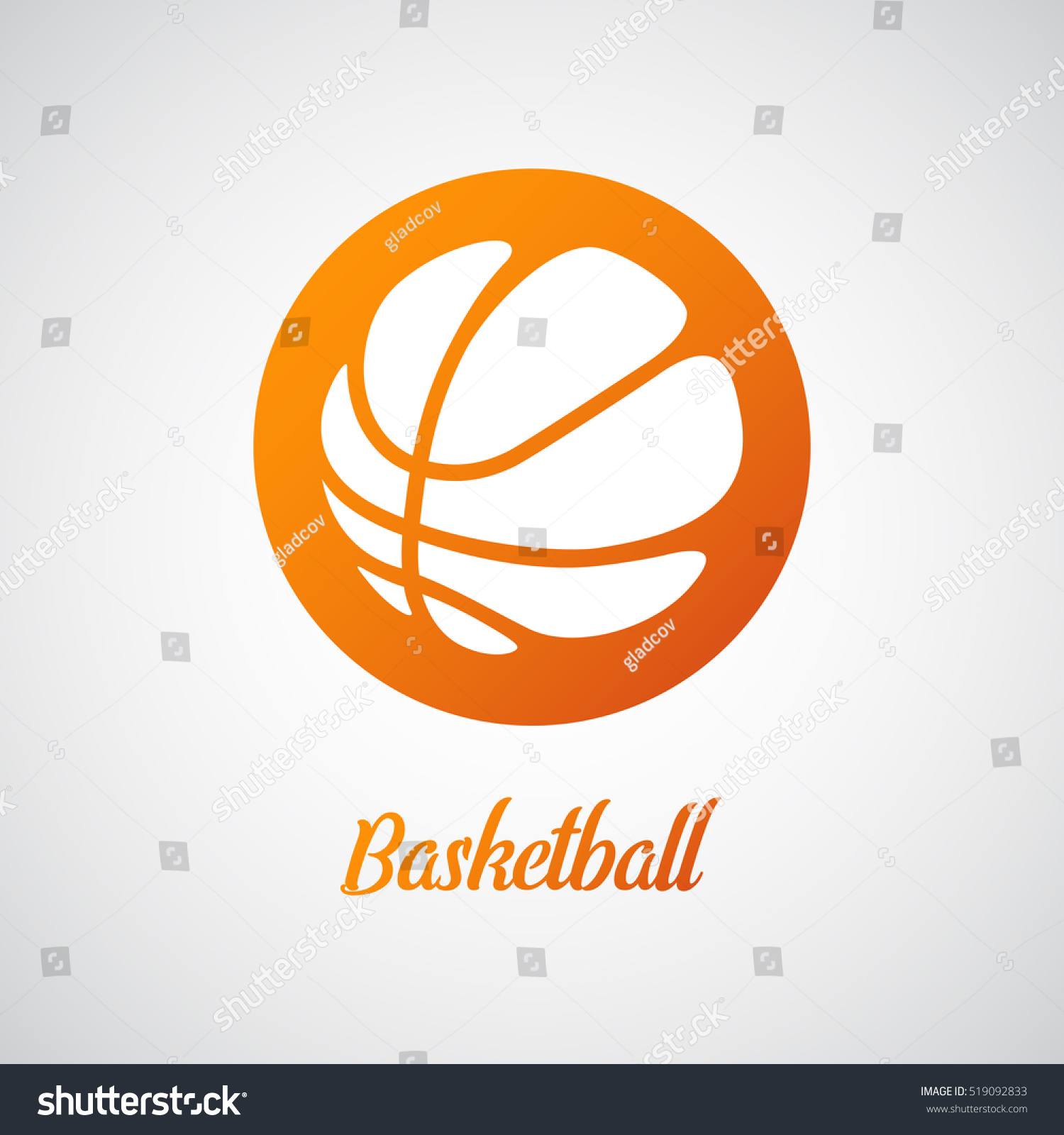 Basketball Logo Stock Vector 519092833 : Shutterstock