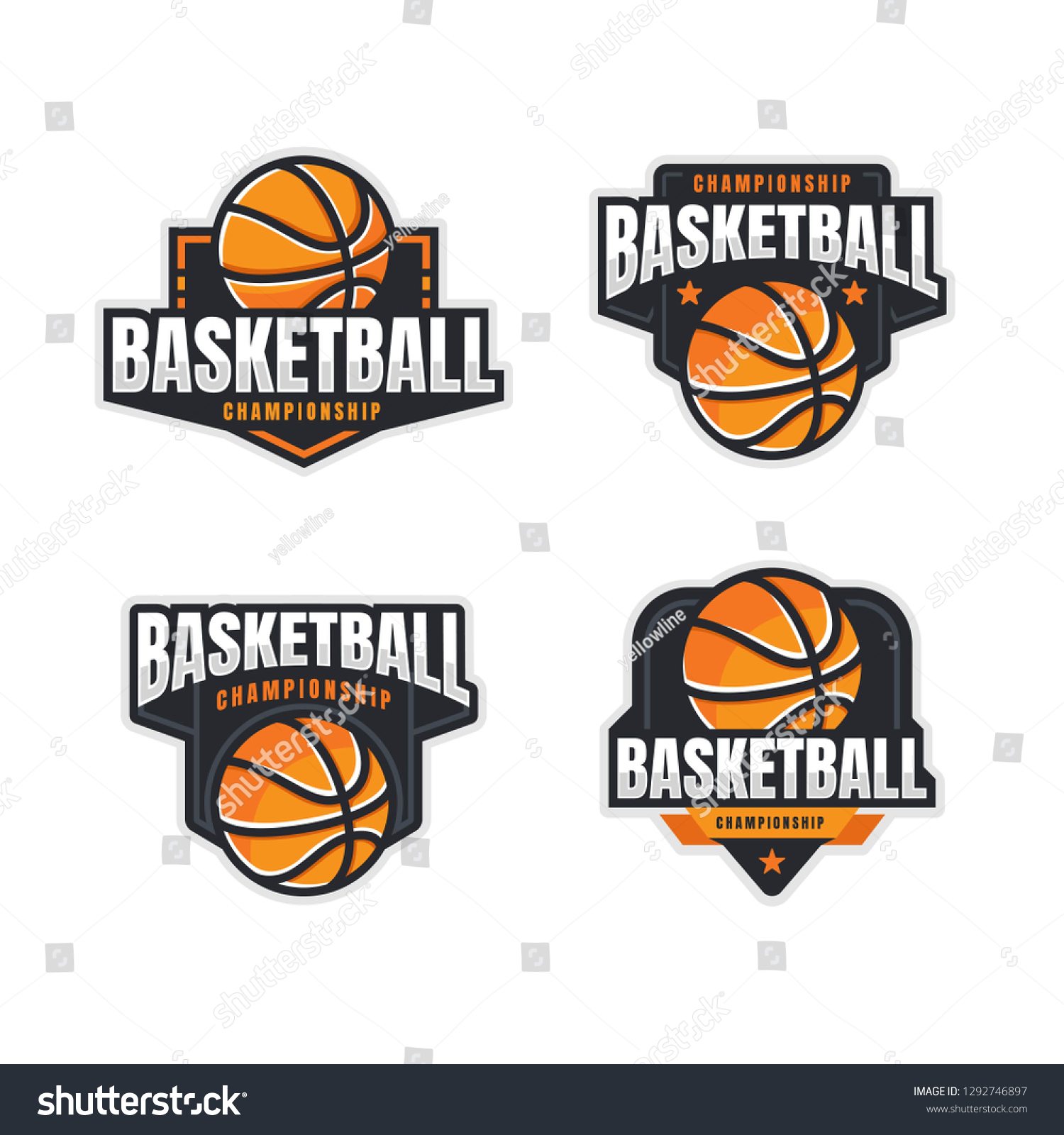 Basketball Logo American Logo Sport Stock Vector (Royalty Free ...