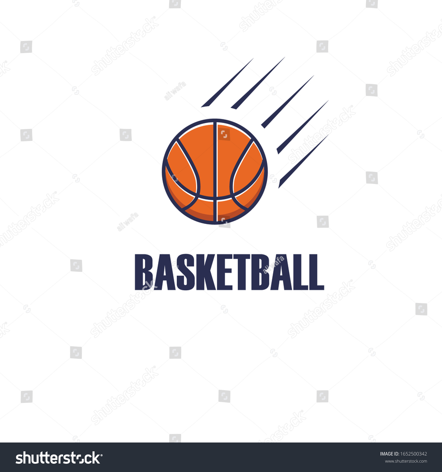 Basketball Logo Sport Basketball Logo Stock Vector (Royalty Free ...