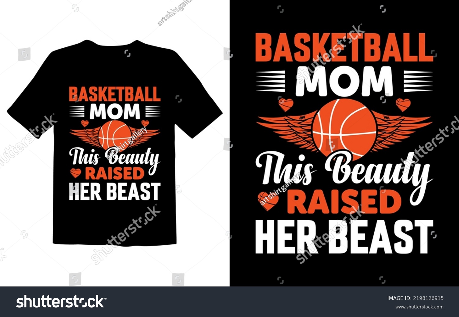 SVG of Basketball Mom This Beauty Raised Her Beast svg